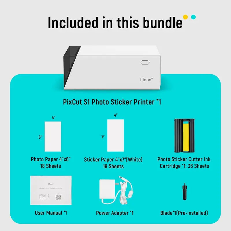 Photo Sticker Printer & Cutting Machine