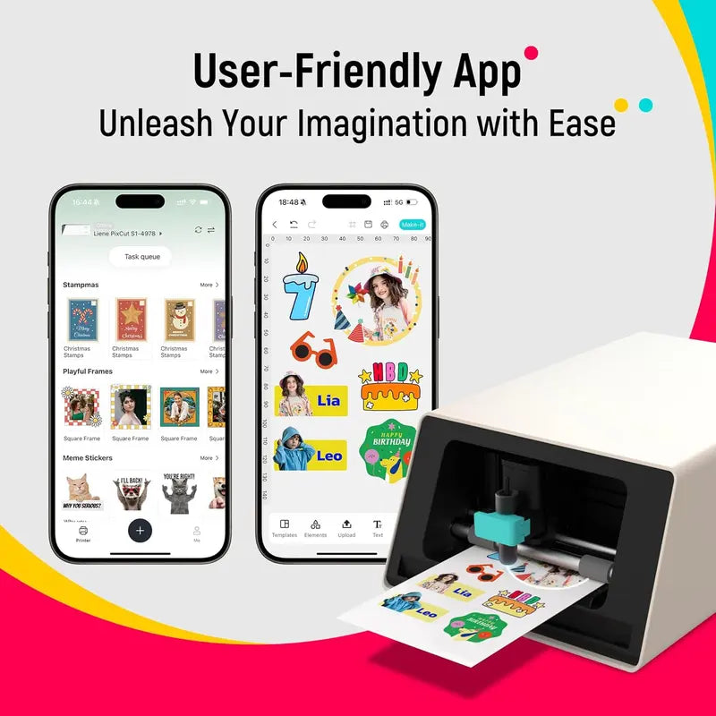 Photo Sticker Printer & Cutting Machine