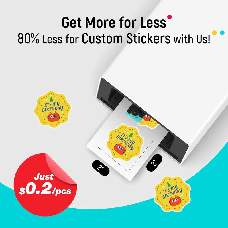Photo Sticker Printer & Cutting Machine