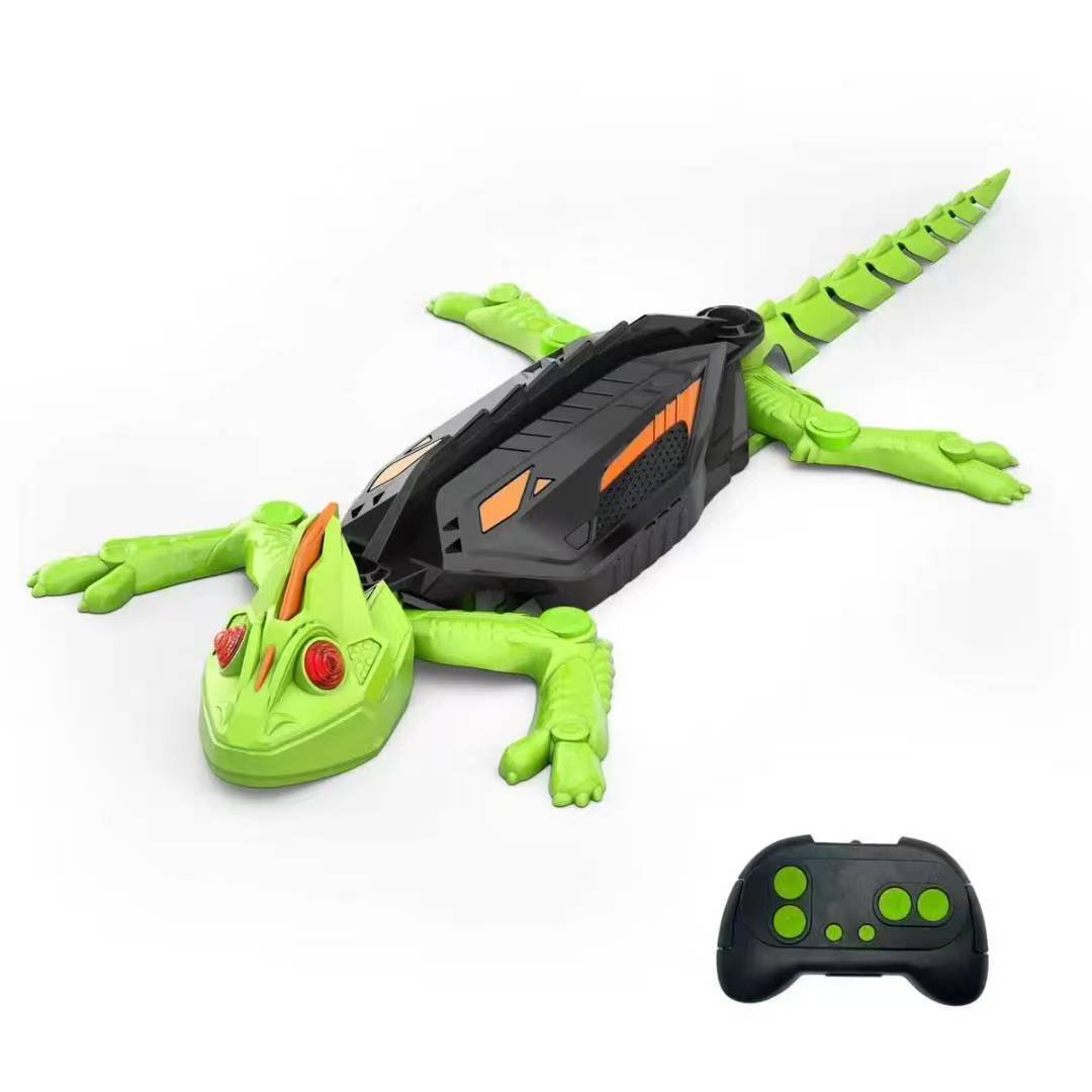 🔥LOVILDS Wall Crawler Gecko - LED RC Toy for Indoor Family Fun & Prank Gifts