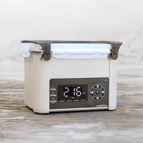 🔥 Cordless Heated Lunchbox – Battery-Powered, 4-Cup Capacity, 220°F Max, Automatic Scheduled Heating