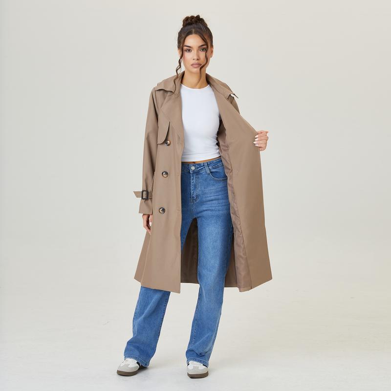 🔥Women's Minimalist High Waist Denim Stretch Wide Leg Jeans, Trendy Multi-Pocket Denim Trousers for Women, Classic Women's Pants, Street Womenswear